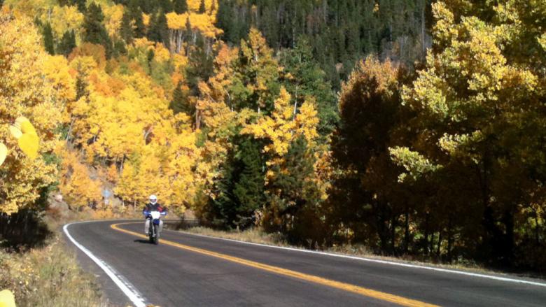 Motorcycle near Steamboat Go Motorcycle Tours
