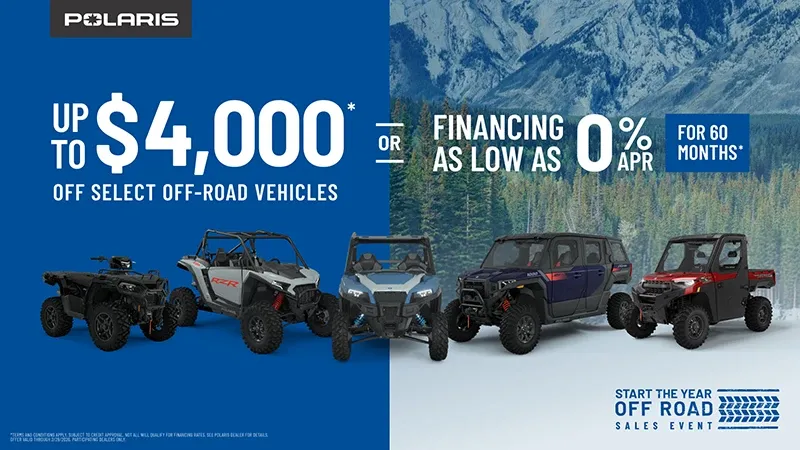 Read more about the article Start The Year Off Road Sales Event