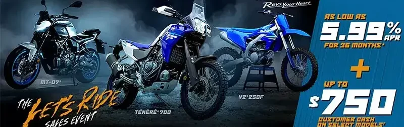 Yamaha Let's Ride motorcycle offer