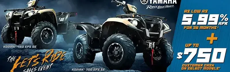 Yamaha Let's Ride ATV offer