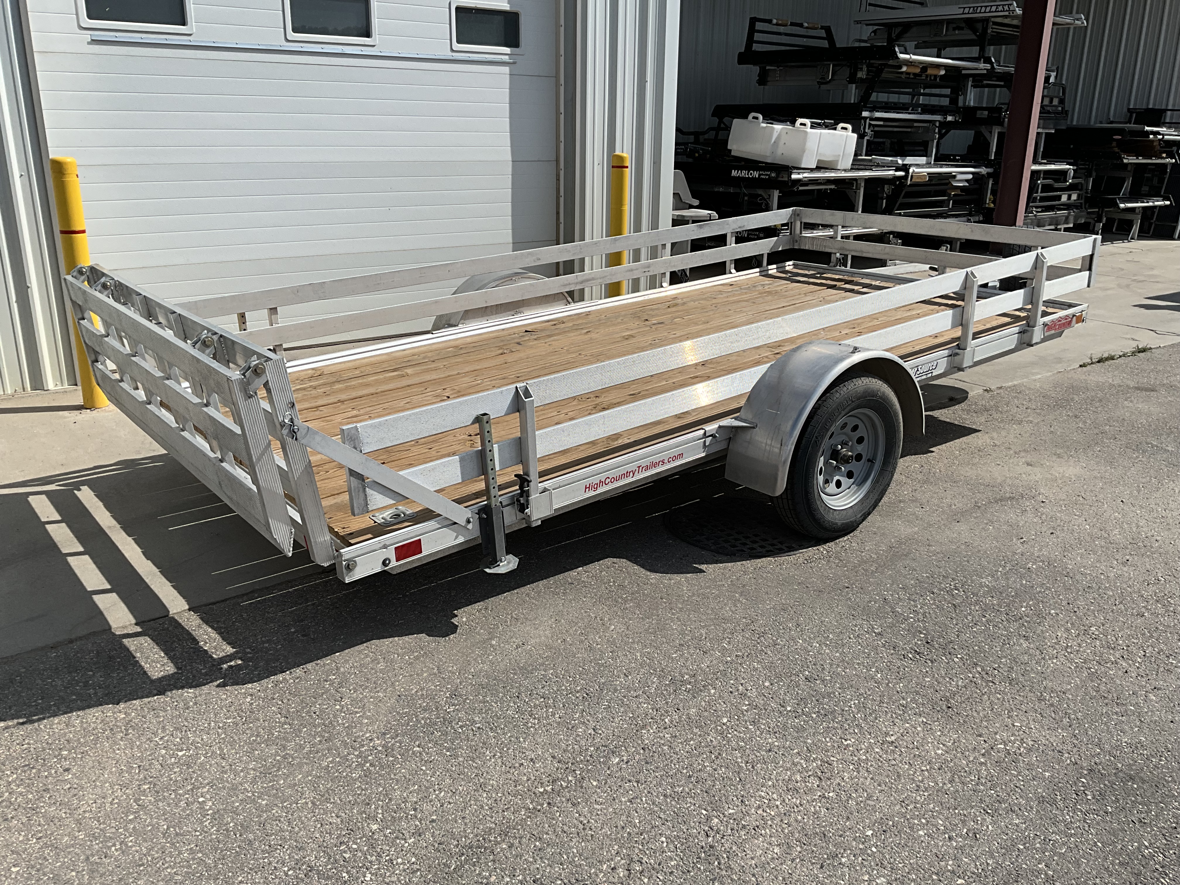 2021 Alcom 14 FOOT OPEN ALUMINUM Trailer