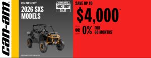 Read more about the article Can-Am Save up to $4,000 or 0% for 60 months