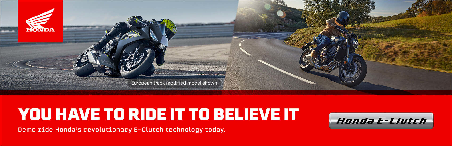 Honda E-Clutch demo ride
