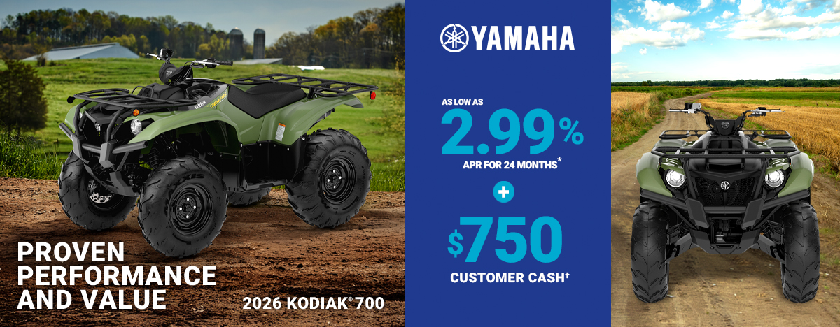 Read more about the article Yamaha – LIMITED TIME OFFERS ON ATV!