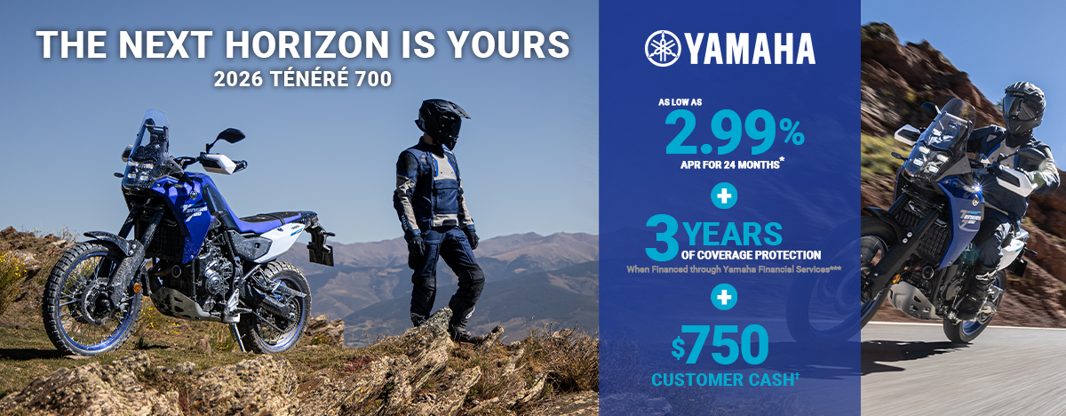 You are currently viewing Yamaha – LIMITED TIME OFFERS ON TÉNÉRÉ 700!