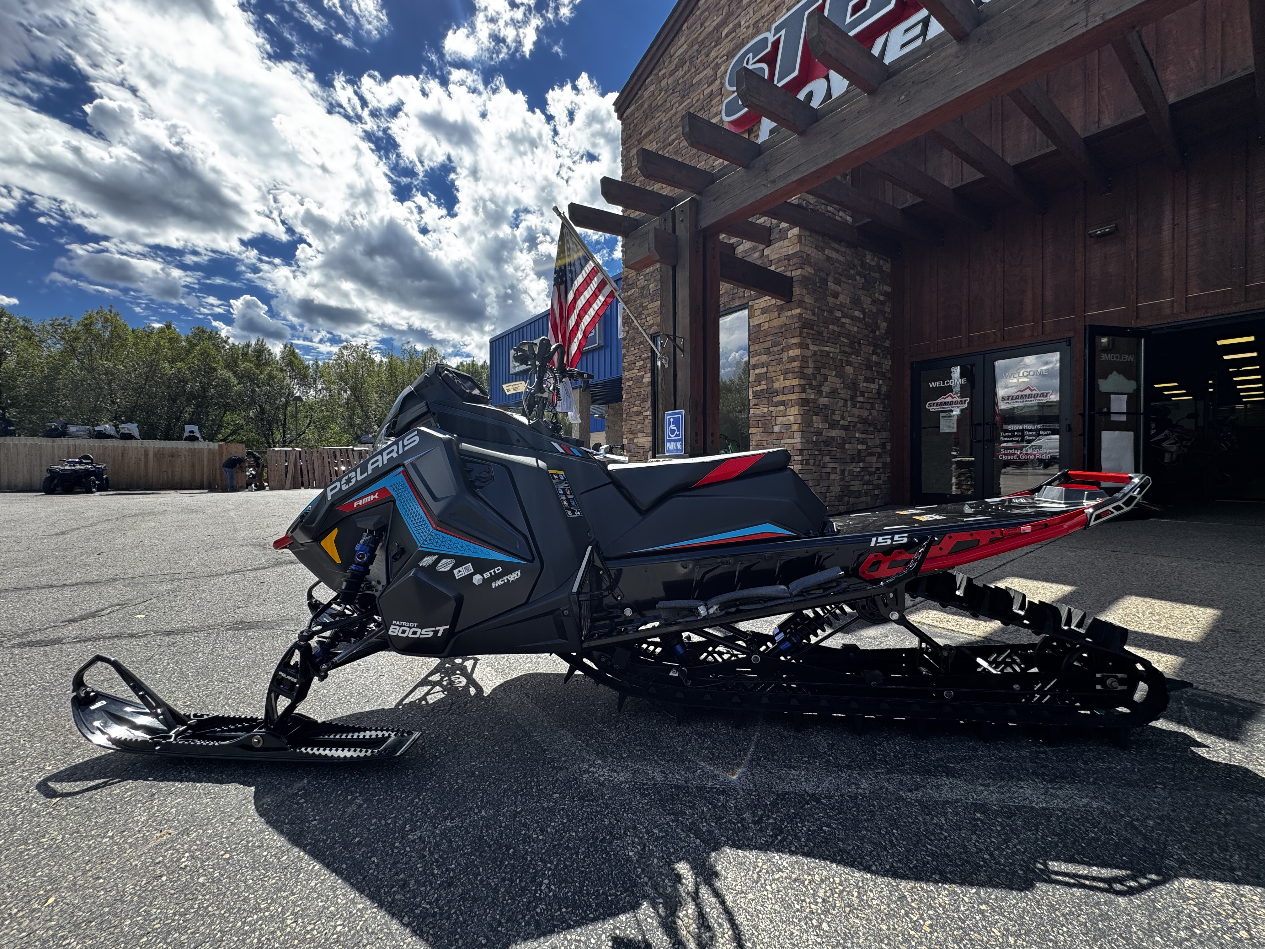 2027 POLARIS BOOST RMK FACTORY EDITION 155 2.75 RED Snowmobile