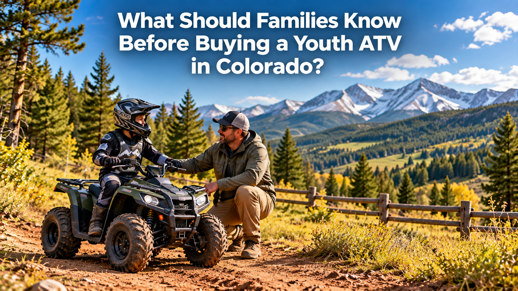 You are currently viewing What Should Families Know Before Buying a Youth ATV in Colorado?