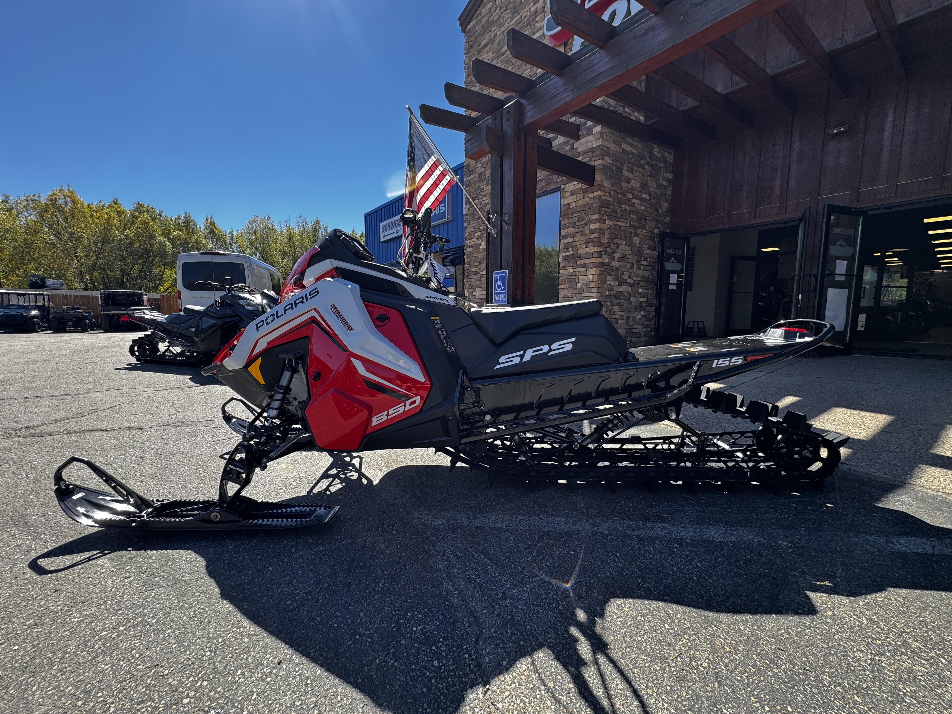 2027 POLARIS 850 RMK SPS 155 RED 7S Snowmobile