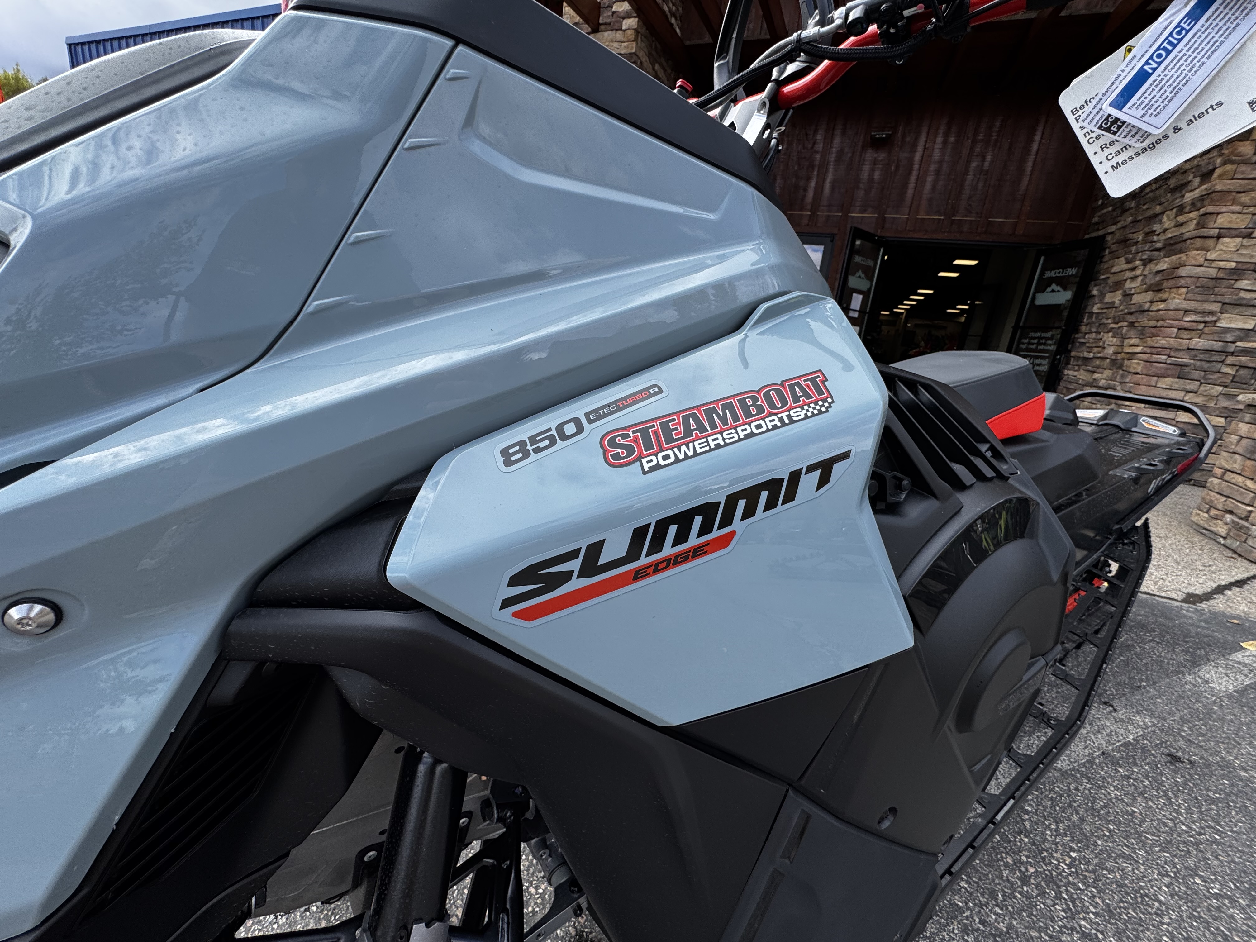 2027 Ski-Doo SUMMIT EDGE 850 TURBO S 165 3" Snowmobile
